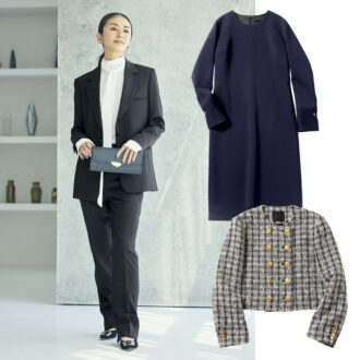 40代のモード派が選ぶ“美しいフォーマル服”『CINOH-BLACK FORMAL COLLECTION-』