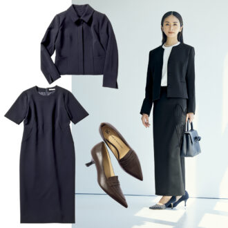 【40代おしゃれ】着回し力抜群！ 今ドキの洗練された”セレモニー服”ブランド『THE LINER』をチェック！