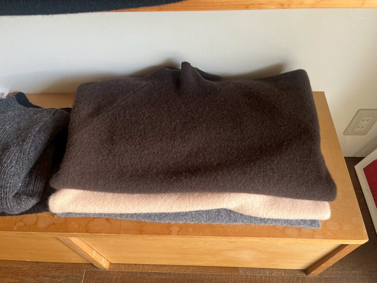 MUJILabo ヤク混タートルネックセーター