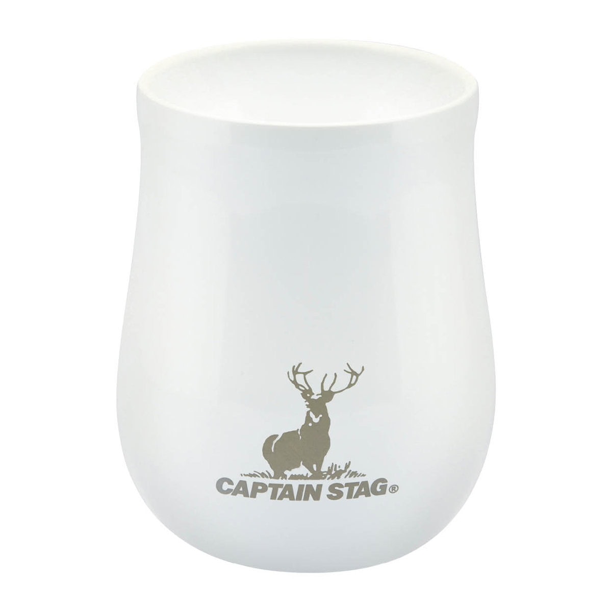 UE-3618 「香る」真空二重タンブラー240（セラミックホワイト）2750円（キャプテンスタッグ）