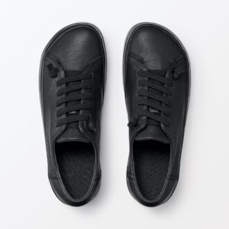 MUJILabo カンペール コラボ 婦人 レザーローカットスニーカー_黒