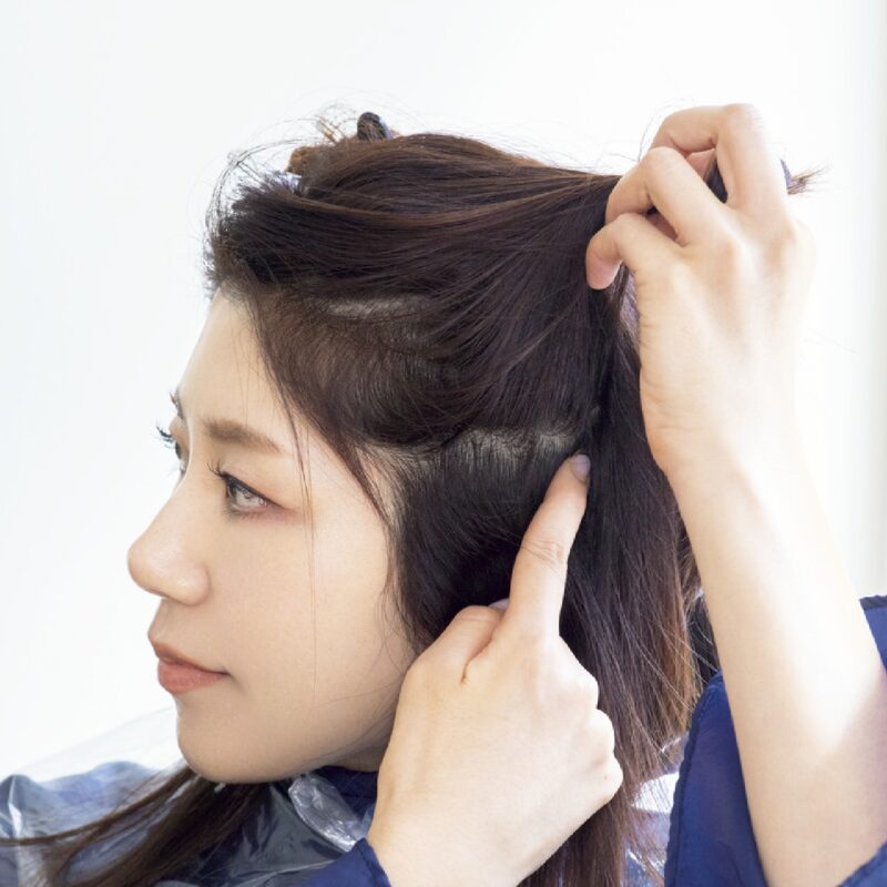 カラーリングの染め方