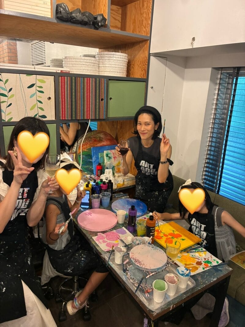 かがやき隊・池田さんが体験 青山にあるアートカフェ