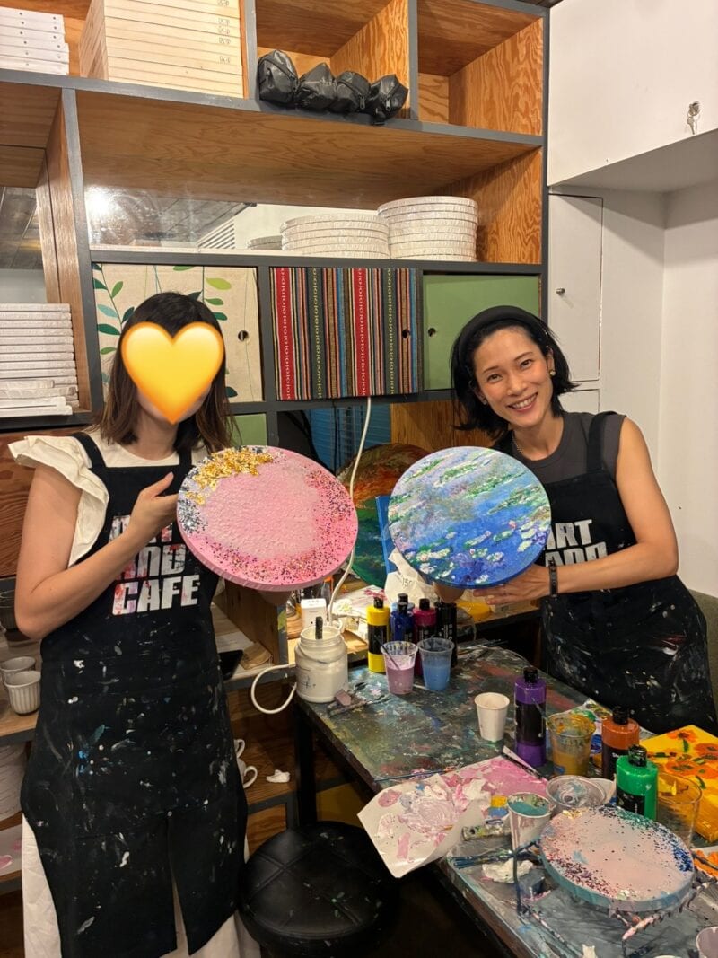 かがやき隊・池田さんが体験 青山にあるアートカフェ