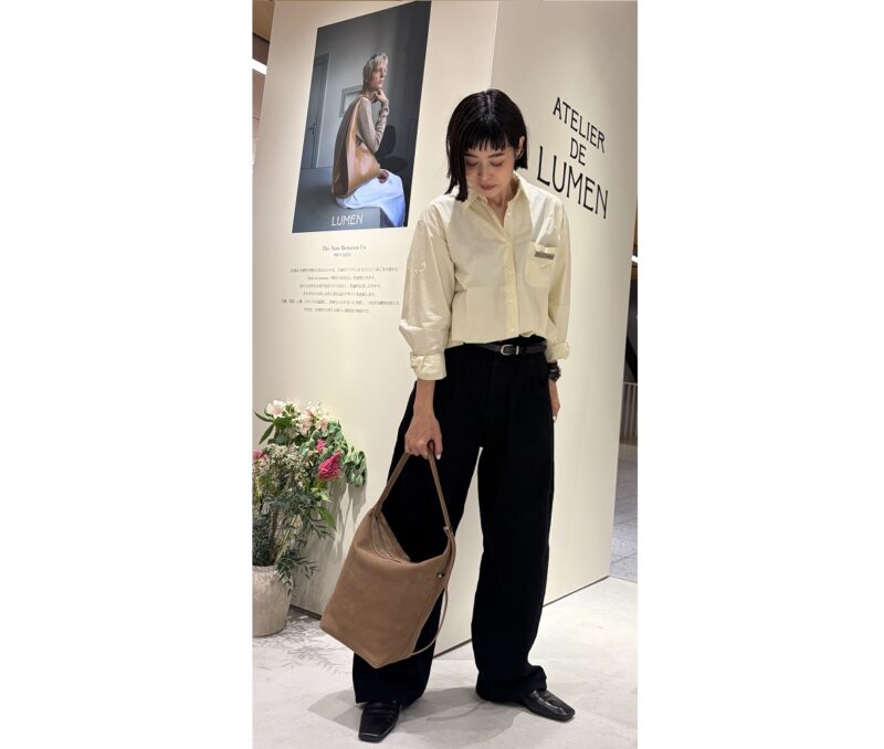 LUMEN（ルメン）のバッグとかがやき隊高本さん