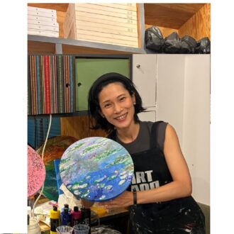 東京・青山で“手ぶらでアート体験”♡ 親子で楽しむモネ&ゴッホの世界へ|かがやき隊池田愛未さん