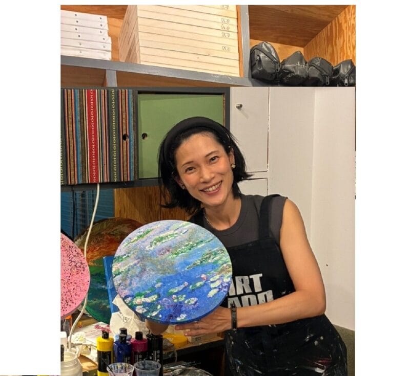 かがやき隊・池田さんが体験　青山にあるアートカフェ