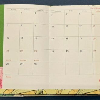 GLOW 12月号 付録 マンスリー9月