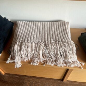 MUJILaboメリノウールローゲージストール