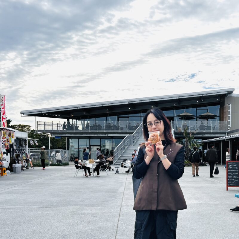 道の駅湘南ちがさき、建物の外観がおしゃれ!