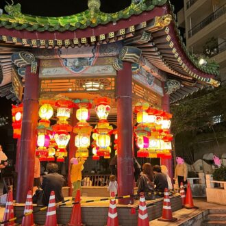 夜はライトアップされて本当にきれい