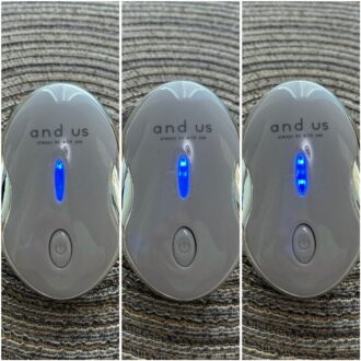 ケアのパターンは「振動モード」「振動モード+EMSレベル1」「EMSレベル1」「EMSレベル2」「EMSレベル3」の5つ。