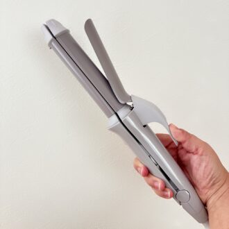 3COINS「マイナスイオン2WAYヘアアイロン」のカールアイロンモード