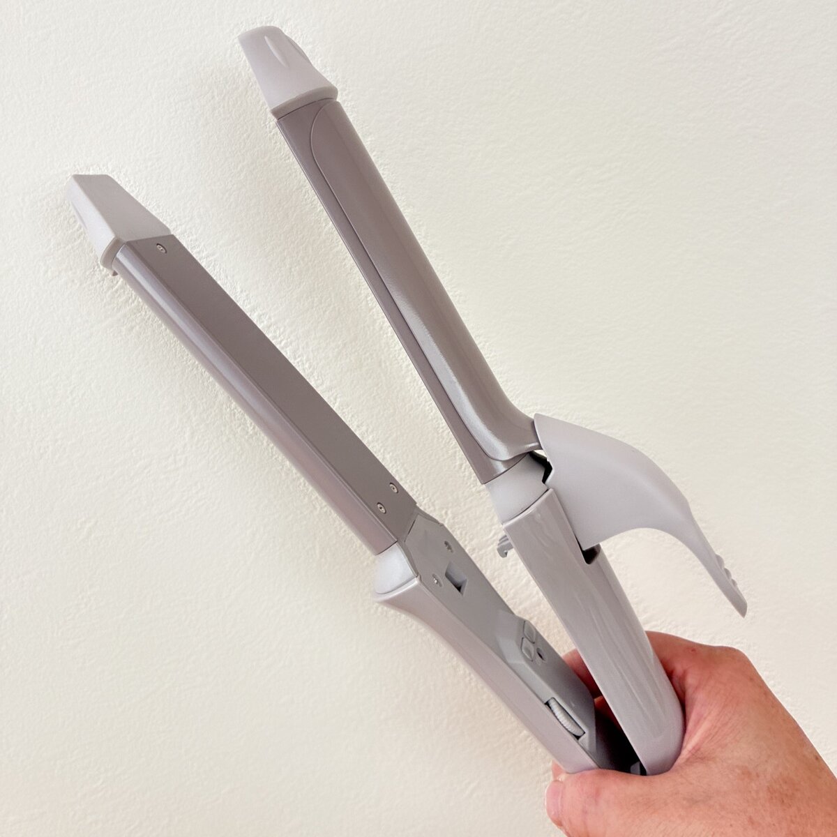 3COINS「マイナスイオン2WAYヘアアイロン」のストレートアイロンモード