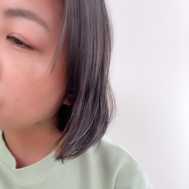 「マイナスイオン2WAYヘアアイロン」使用前