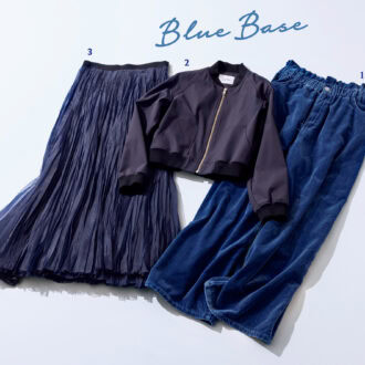 1.ベルベットの奥行きのある色が美しい。3万9600円（ハウス オブ ロータス 二子玉川店）　2.スポーティになりすぎず品よく纏えるデザイン。レイヤードにも最適。2万8600円（アウディーレ）　3.シアーなランダムプリーツが華やか。8万300円（エブール／リトルリーグ インク）