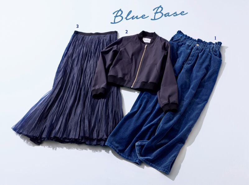 1.ベルベットの奥行きのある色が美しい。3万9600円（ハウス オブ ロータス 二子玉川店）　2.スポーティになりすぎず品よく纏えるデザイン。レイヤードにも最適。2万8600円（アウディーレ）　3.シアーなランダムプリーツが華やか。8万300円（エブール／リトルリーグ インク）