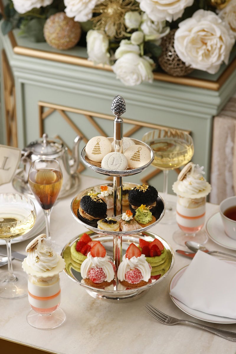 ラデュレ　クリスマス　アフターヌーンティー