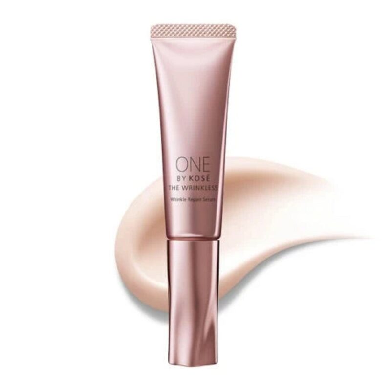 表皮、真皮、基底膜まで効いてシワ改善＆水分保持能改善の有効成分ライスパワー®No.11＋を配合。目元、口もとにハリの膜を形成するテクスチャー。ザ リンクレス W［医薬部外品］18g 6380円〈編集部調べ〉（コーセー）