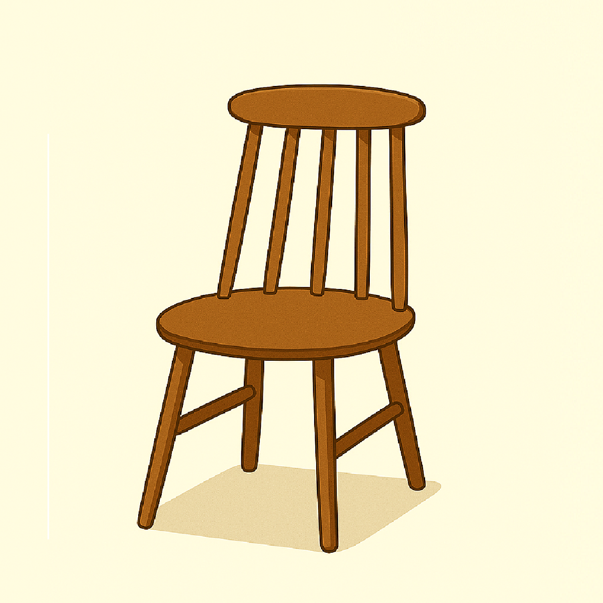 「あなたが人に頼れない理由」がわかる【心理テスト】木製のシンプルな椅子