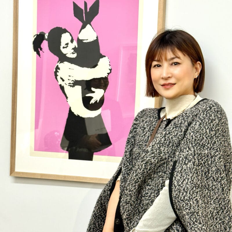 あら馬 バンクシーの作品と