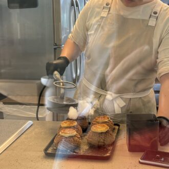 できたての絶品シュークリーム