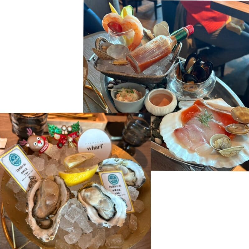 wharfで牡蠣三昧