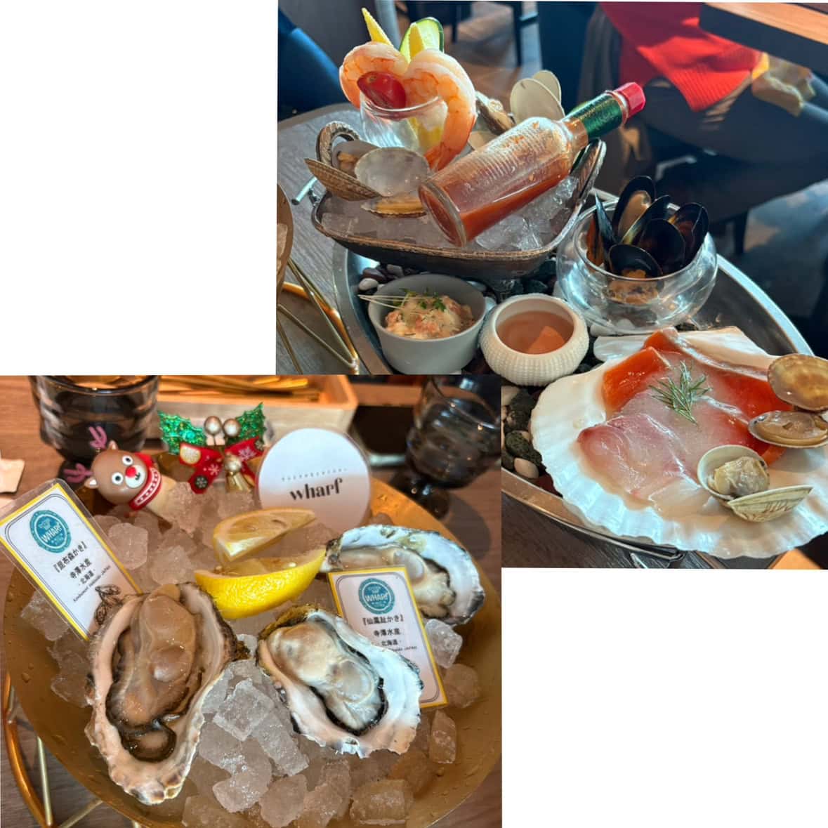 wharfで牡蠣三昧