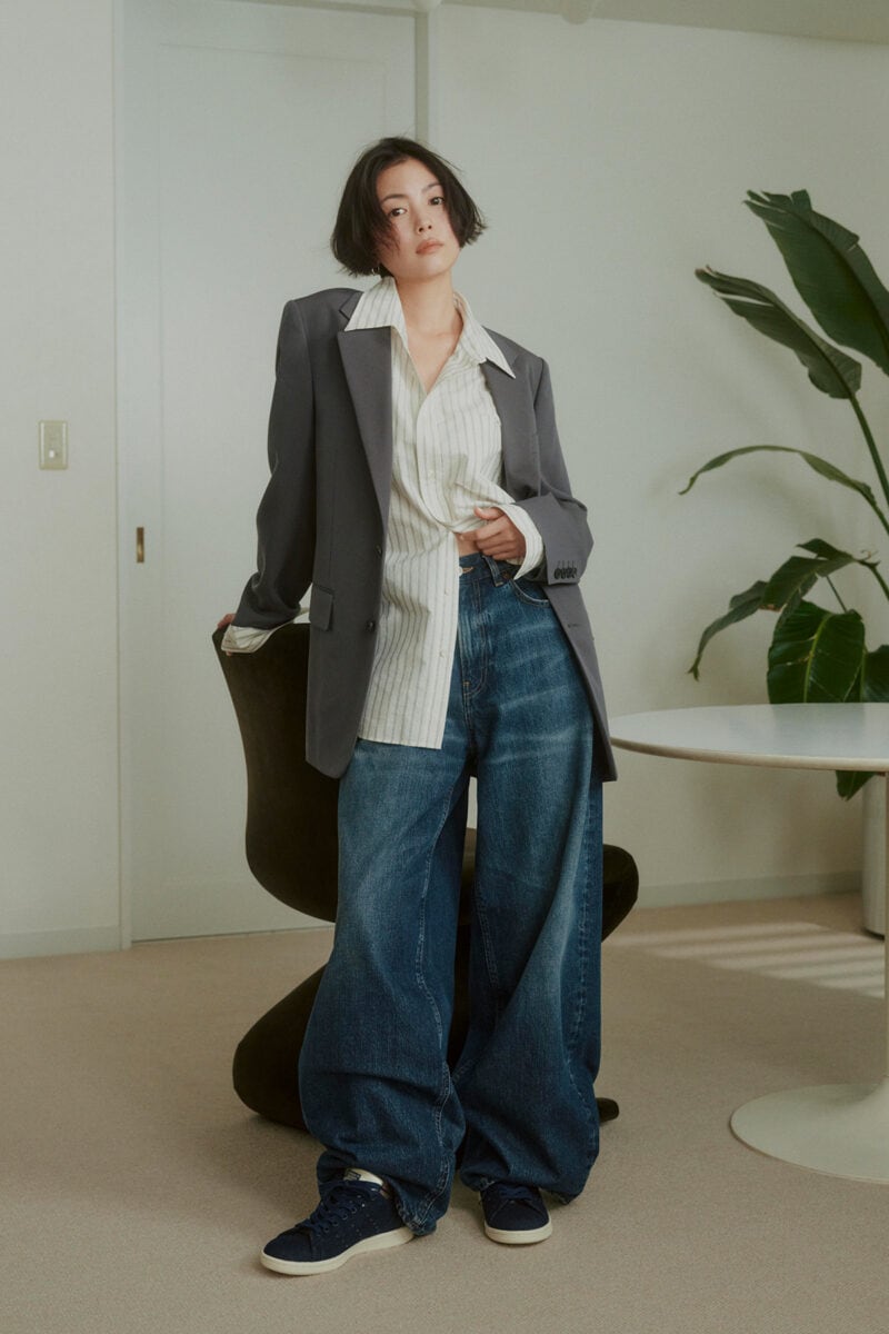 【ABC-MART】大人のためのSTAN SMITH、新登場。矢野未希子が魅せる上品カジュアル