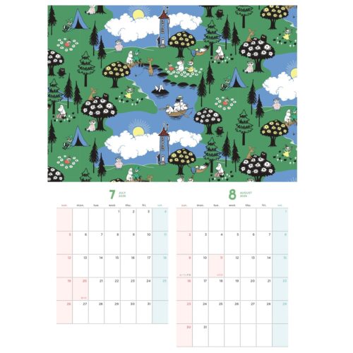 GLOW 2026年1月・2月合併号2026年1月・2月合併号 付録【ムーミン豪華３点セット】 カレンダーは２ヶ月ごとのオールカラー！