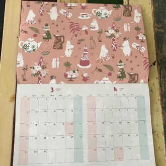 ムーミンカレンダーの3,4月