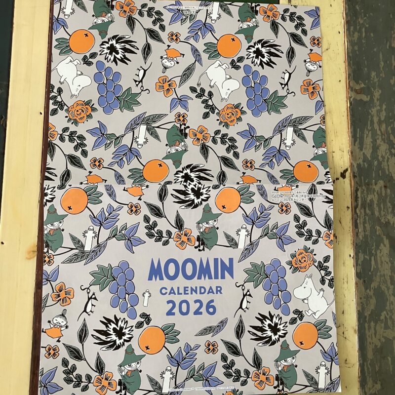 ムーミンカレンダーの表紙