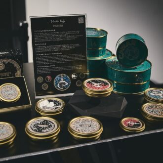 ニコラ・ビュフ氏とコラボレーションのキャビア缶