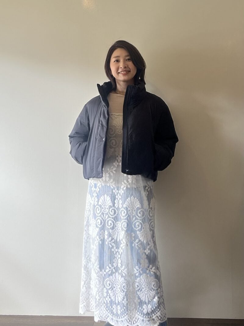 MUJILabo　ダウンショートジャケット　佐々木さん着用