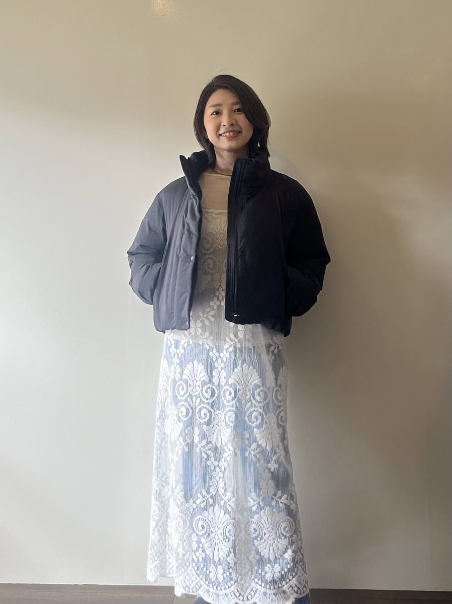 MUJILabo　ダウンショートジャケット　佐々木さん着用