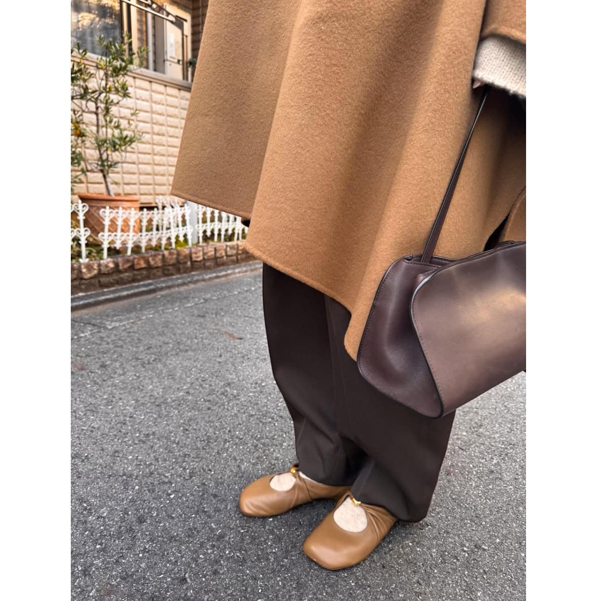 河野なみこさん　スナップ　 シューズ