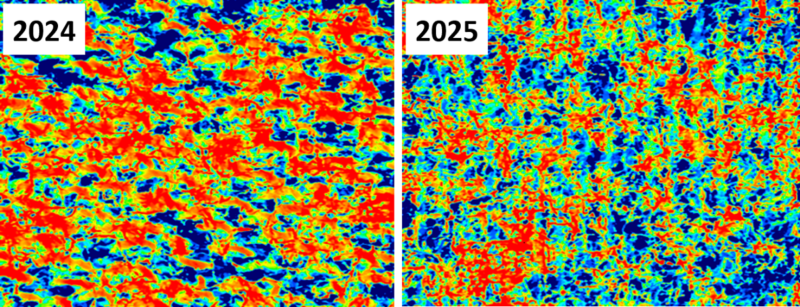 ユニクロのヒートテック、凸凹を可視化