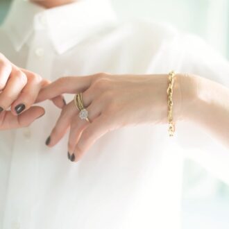 ハムのダイヤモンドリング