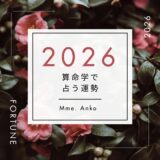 【算命学】運気に振り回されない、大人のための＜2026年占い＞｜マダムあんこ監修