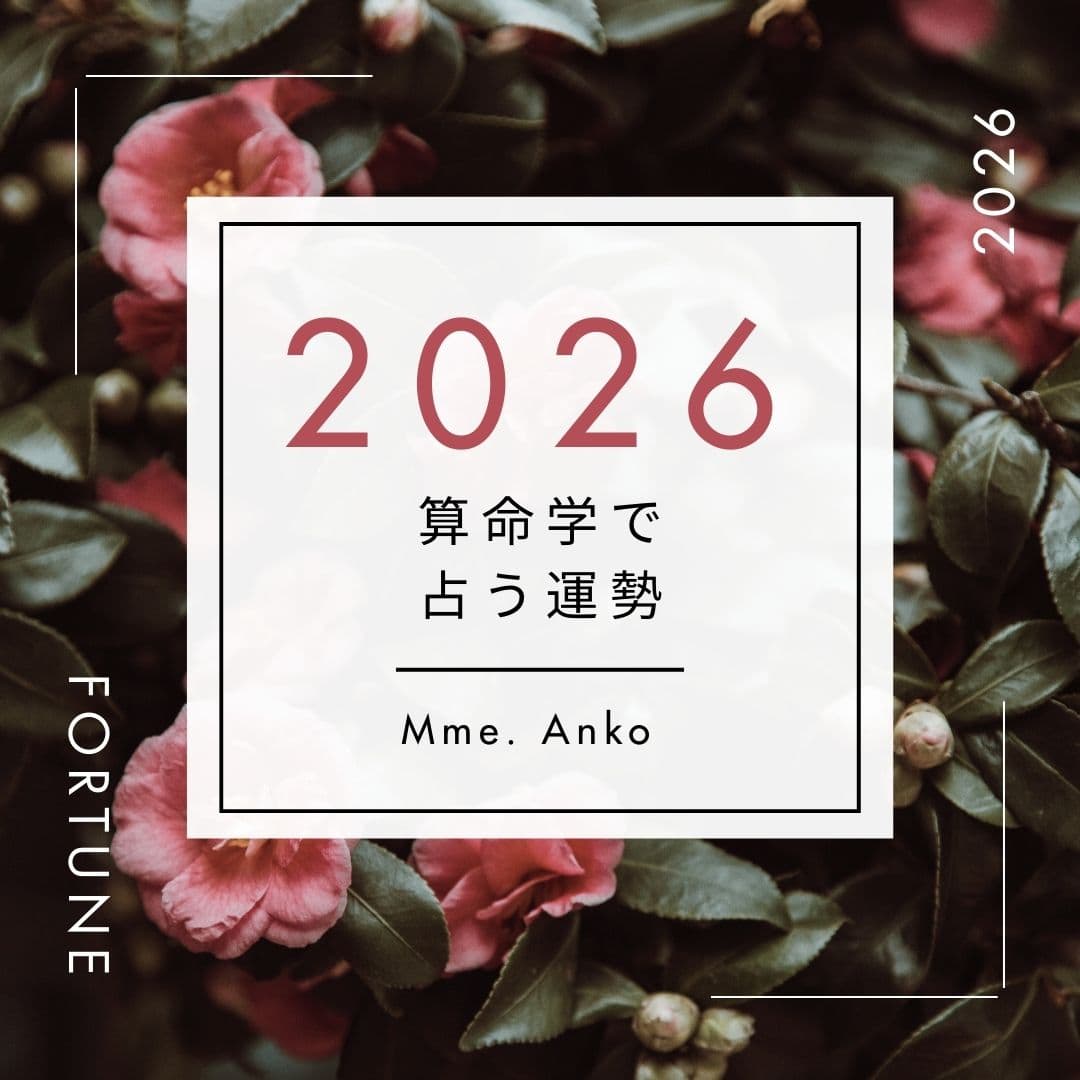2026年、算命学で占う運勢・マダムあんこ