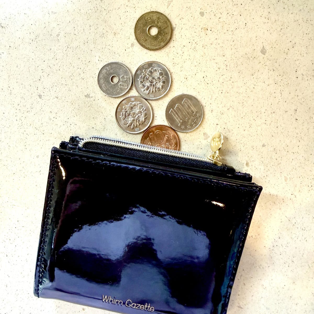 小銭もしっかり収納できる！