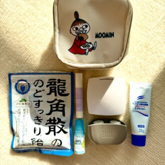 仕事に行く時や出掛ける時にサッと持ち出せる小ポーチ