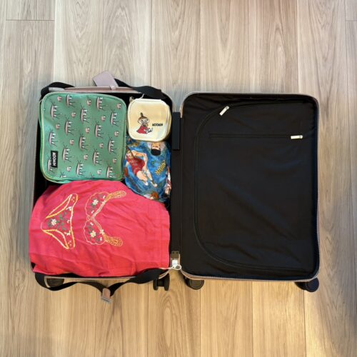 MOOMINポーチで年末年始の旅行へ