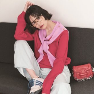 春先まで着れるピンクカラー