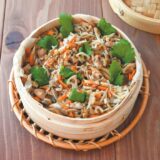 40代主婦が【-10キロ】痩せた‼‼ せいろで作るヘルシーレシピ『炊き込み風ごはん』