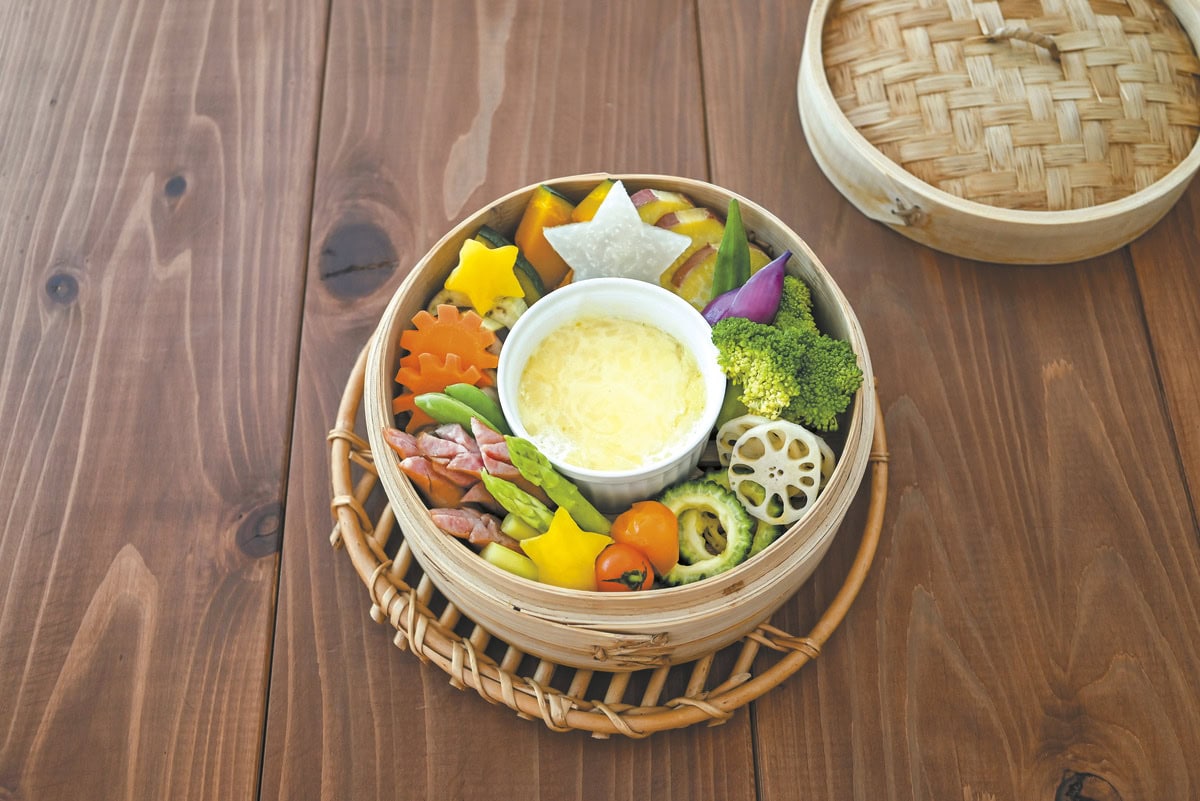 せいろでできるチーズフォンデュ