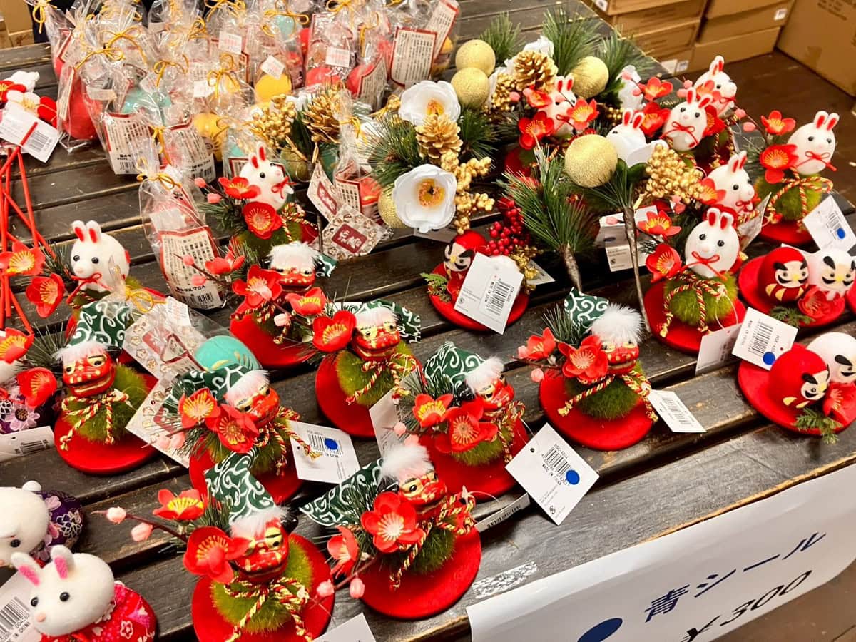 TOC徳の市、お正月飾り