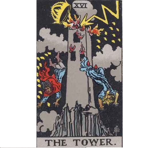 2026年天秤座のお守りタロットカード【塔】