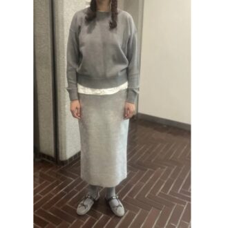 カラダのラインを拾わない絶妙なシルエット