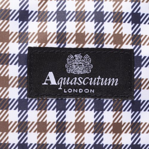 GLOW 2026年3月号2026年3月号 付録【アクアスキュータム 大容量ボストンバッグ】 アクアスキュータムクレストロゴの織りネーム付き!